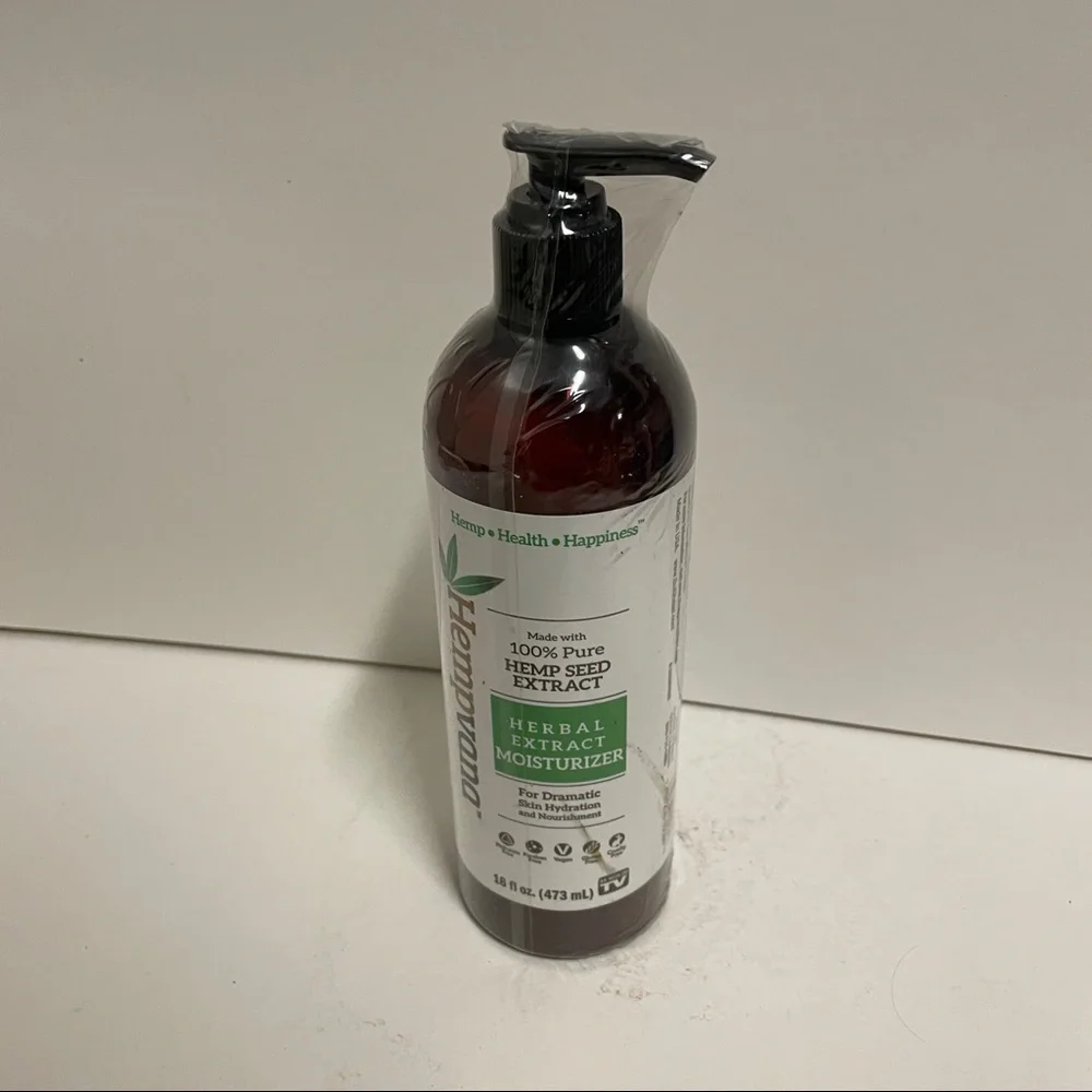 Hempvana Herbal Extract Moisturizer Skin Hydration 16 OZ